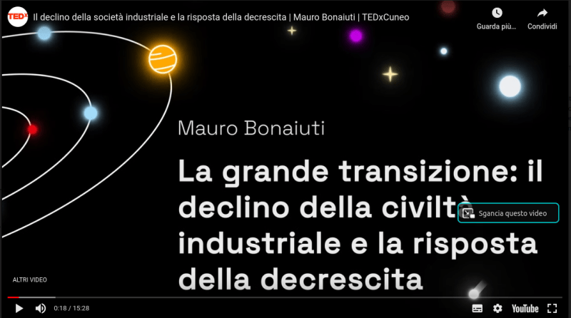 Mauro Bonaiuti al TEDx Cuneo